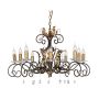 Csillár AMARILLI AML10-BRONZE 10x60W/E14 a Elstead Lighting-tól