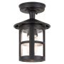 Süllyesztett mennyezeti lámpa HEREFORD BL21A-BLACK 1x60W/E27 IP43 a Elstead Lighting-tól