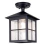 Süllyesztett mennyezeti lámpa WINCHESTER BL18A-BLACK 1x60W/E27 IP43 a Elstead Lighting-tól