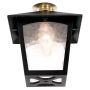 Süllyesztett mennyezeti lámpa YORK BL6C-BLACK 1x60W/B22 IP20 a Elstead Lighting-tól