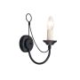 Fali lámpa CARISBROOKE CB1-BLACK 1x60W/E14 a Elstead Lighting-tól