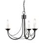Csillár CARISBROOKE CB3-BLACK 3x60W/E14 a Elstead Lighting-tól