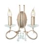 Fali lámpa CHRISTINA CRT2-SILVER-GOLD 2x60W/E14 a Elstead Lighting-tól