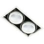 Beépíthető spotlámpa VERTICO GL7108-2/2X18W 4000K WH+BL 2x18W/LED 3045LM IP20 a Italux-tól