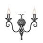Fali lámpa HARLECH HR2A-BLACK 2x60W/E14 a Elstead Lighting-tól