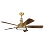 Ventilátor Hatteras Bay KLF-HATTERAS-BAY-56-BAB 3000K 1x16W/LED 1500 lm IP20 a Kichler-tól