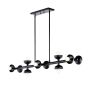 Függőlámpa Palta KL-PALTA-LP10-BK 40W 10x40W/E14 a Kichler-tól