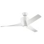 Ventilátor Phree KLF-PHREE-56-WHT 3000K 1x10W/LED 1116 lm IP20 a Kichler-tól