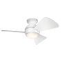 Ventilátor Sola KLF-SOLA-34-WHT 3000K 1x10W/LED 1116 lm IP23 a Kichler-tól