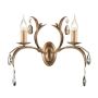 Fali lámpa LILY LL2-ANT-BRZ 2x60W/E14 a Elstead Lighting-tól