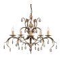Csillár LILY LL5-ANT-BRZ 5x60W/E14 a Elstead Lighting-tól
