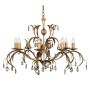 Csillár LILY LL8-ANT-BRZ 8x60W/E14 a Elstead Lighting-tól