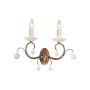 Fali lámpa LUNETTA LUN2-BRONZE 2x60W/E14 a Elstead Lighting-tól