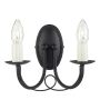 Fali lámpa MINSTER MN2-BLACK 2x60W/E14 a Elstead Lighting-tól