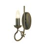 Fali lámpa OLIVIA OV1-BLK-GOLD 1x60W/E14 a Elstead Lighting-tól