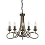 Csillár OLIVIA OV5-BLK-GOLD 5x60W/E14 a Elstead Lighting-tól