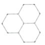 Süllyesztett mennyezeti lámpa Geometric LP-0209/3C 4K 4000K 4W 15x4W/LED a Light Prestige-tól