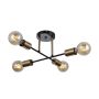 Plafonlámpa FORMIO PND-4052-4-BL-HBR 4x40W/E27 IP20 a Italux-tól