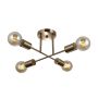 Plafonlámpa FORMIO PND-4052-4-HBR 4x40W/E27 IP20 a Italux-tól