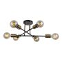 Plafonlámpa FORMIO PND-4052-6-BL-HBR 6x40W/E27 IP20 a Italux-tól
