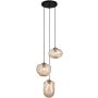 Függőlámpa HATELLA PND-112038-3A-BRO+AMB 3x40W/E27 IP20 a Italux-tól