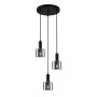 Függőlámpa SANTIA PND-65342-3A-BK+SG 3x40W/E27 IP20 a Italux-tól