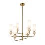 Plafonlámpa Santos PND-95331-6-BRSS 40W 6x40W/G9 a Italux-tól