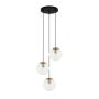 Függőlámpa Sarpo PND-58867-3S-BK-BRO 40W 3x40W/E27 a Italux-tól
