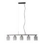 Függőlámpa Simona PND-40814-5-BK-HBR 40W 5x40W/E14 a Italux-tól