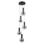 Függőlámpa Strela PND-34378-5S-BK 3000K 25W 5x25W/LED 1450lm a Italux-tól