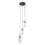 Függőlámpa Taraso PND-40760-3-BK-HBR 40W 3x40W/E14 a Italux-tól