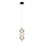 Függőlámpa Testa PND-84938-3-BK 3000K 12W 1x12W/LED 790lm a Italux-tól
