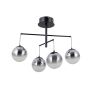 Függőlámpa Velada PND-34381-4-BK 3000K 20W 4x20W/LED 1810lm a Italux-tól