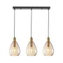 Függőlámpa Zulo PND-27812-3-BRO-AMB 40W 3x40W/E27 a Italux-tól