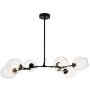 Plafonlámpa MODERN ORCHID ST-1232-6 black transparent 6x60W/E27 IP20 a Step Into Design-tól