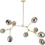 Plafonlámpa MODERN ORCHID ST-1232-9 gold smoky 9x60W/E27 IP20 a Step Into Design-tól
