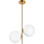 Plafonlámpa VENUS ST-5025-2 BRASS 2x60W/E27 IP20 a Step Into Design-tól