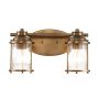 Fali lámpa ASHLAND BAY QN-ASHLANDBAY2-NBR-BATH 2x60W/E27 IP44 a Quintiesse-tól