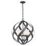 Függőlámpa BLACKSMITH QN-BLACKSMITH-4P-OBK 4x40W/E14 IP44 a Quintiesse-tól