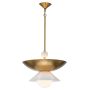 Függőlámpa Saucer QN-SAUCER-4P-L-AB-OPAL 40W 3x40W/E14 a Quintiesse-tól