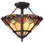 Plafonlámpa CAMBRIDGE QZ-CAMBRIDGE-SF 2x60W/E27 a Quoizel-tól