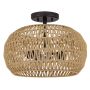 Plafonlámpa Casablanca QZ-CASABLANCA-3SF-PBZ 60W 3x60W/E27 a Quoizel-tól