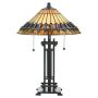 Asztali lámpa CHASTAIN QZ-CHASTAIN-TL 2x60W/E27 a Quoizel-tól