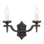 Fali lámpa RECTORY RY2B-BLACK 2x60W/E14 a Elstead Lighting-tól