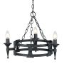 Csillár SAXON SAX3-BLK 3x60W/E14 a Elstead Lighting-tól