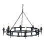 Csillár SAXON SAX8-BLK 8x60W/E14 a Elstead Lighting-tól