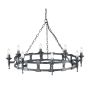 Csillár SAXON SAX8-BLK-SIL 8x60W/E14 a Elstead Lighting-tól