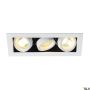 Beépíthető spotlámpa KADUX 115531 3x50W/GU10 IP20 a SLV-tól