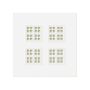 LED panel PAVANNO 1010121 3000K/4000K/5000K 17W 4x17W/LED 2957lm|6882lm a SLV-tól
