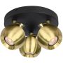 Spotlámpa Lafin SPL-45379-3R-BK-GD 3x10W/GU10 IP20 a Italux-tól